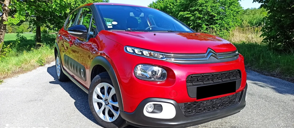 Citroen C3 cena 41900 przebieg: 60000, rok produkcji 2018 z Tarnów małe 497